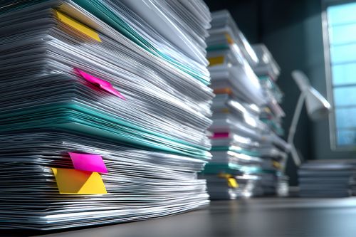 Stapel von Dokumenten